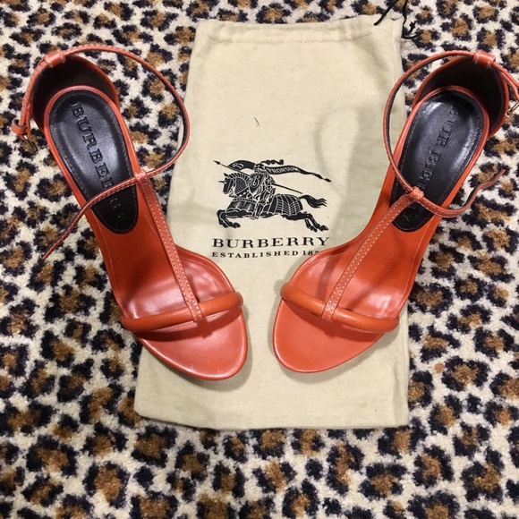Burberry Shoes - Burberry Women's Orange Sandals